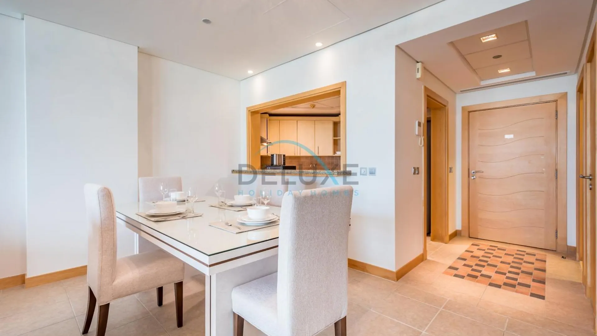 Elegant 1Br Apartment With Sea View In Al Haseer, Palm Jumeirah By Deluxe Holiday Homes Dubai