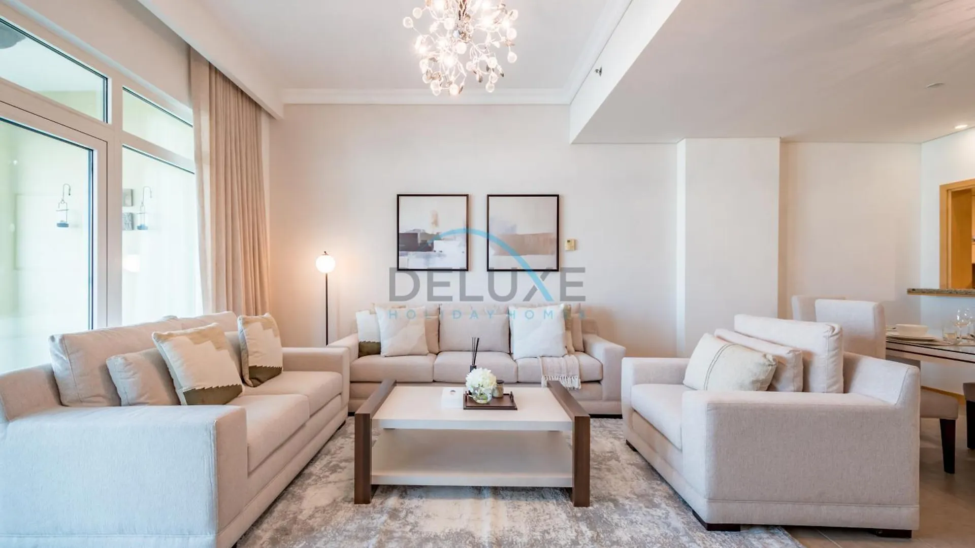 Elegant 1Br Apartment With Sea View In Al Haseer, Palm Jumeirah By Deluxe Holiday Homes Dubai