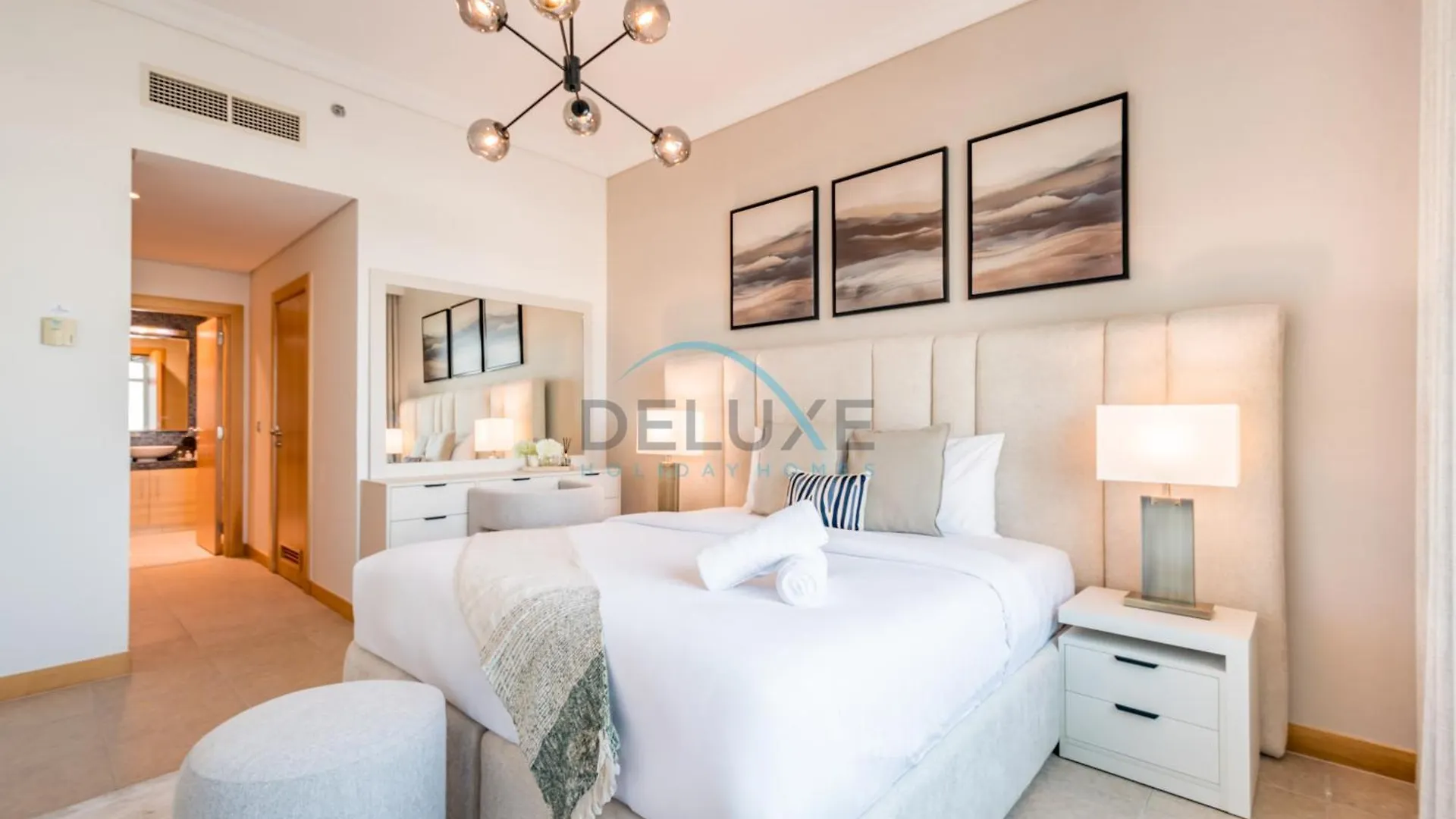 Elegant 1Br Apartment With Sea View In Al Haseer, Palm Jumeirah By Deluxe Holiday Homes Dubai