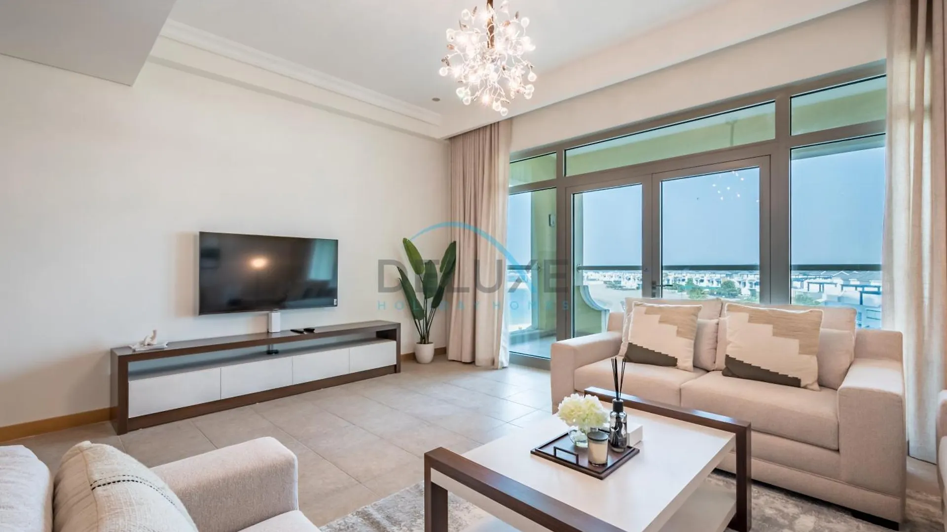 Elegant 1Br Apartment With Sea View In Al Haseer, Palm Jumeirah By Deluxe Holiday Homes Dubai
