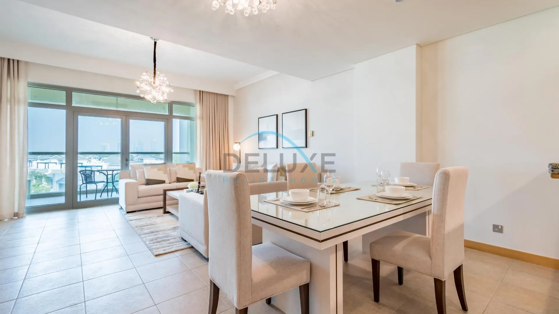 Elegant 1Br Apartment With Sea View In Al Haseer, Palm Jumeirah By Deluxe Holiday Homes ドバイ