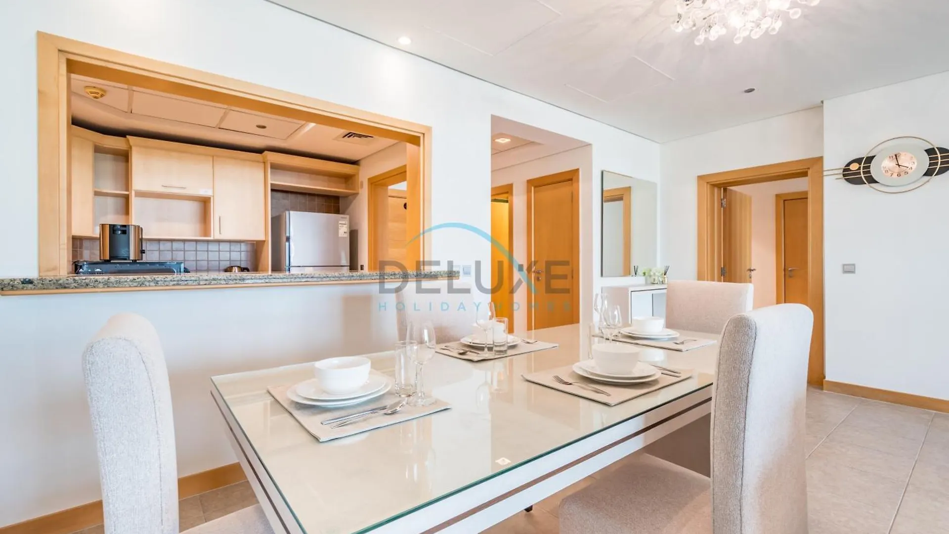 Elegant 1Br Apartment With Sea View In Al Haseer, Palm Jumeirah By Deluxe Holiday Homes ドバイ