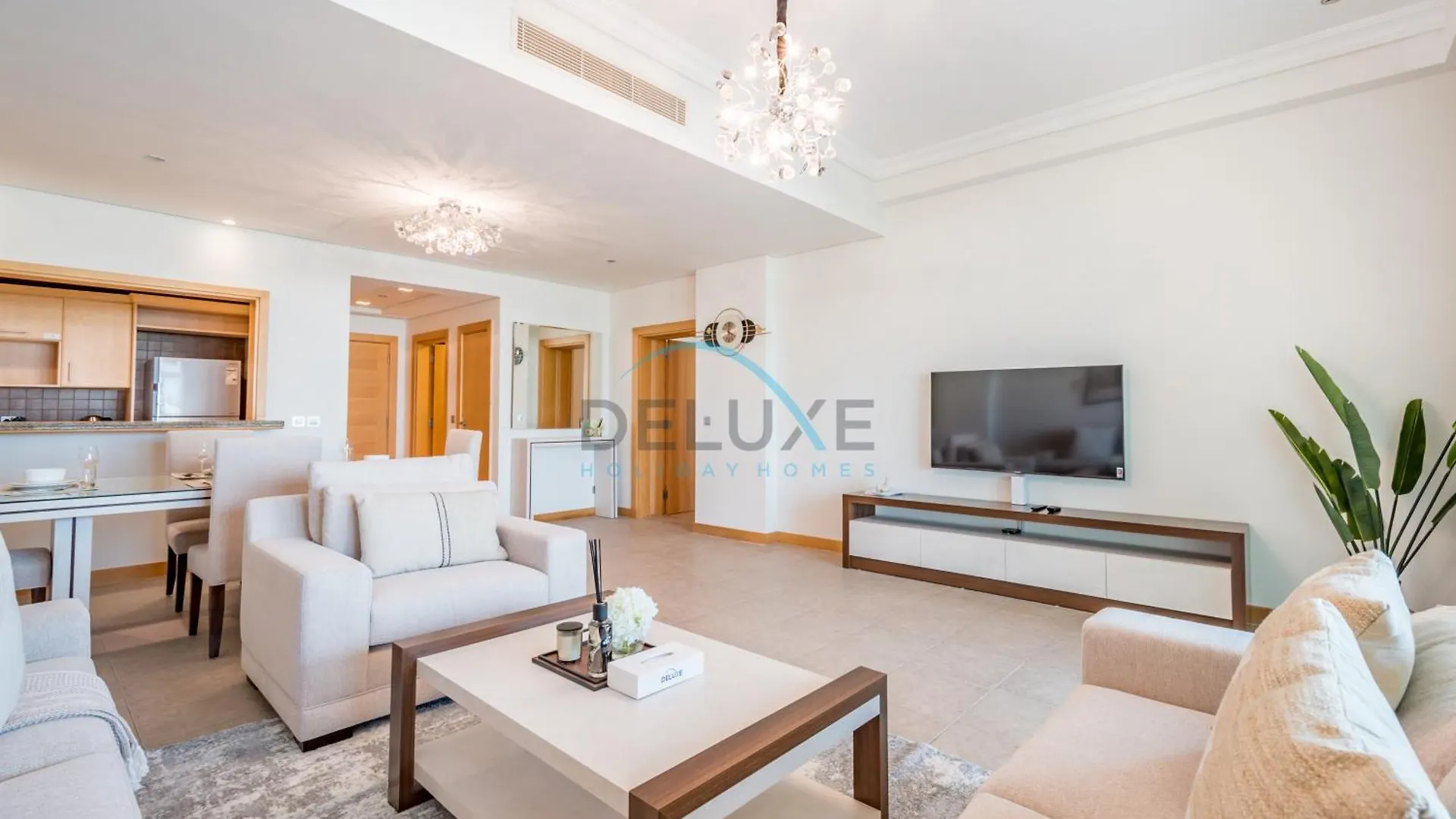 Elegant 1Br Apartment With Sea View In Al Haseer, Palm Jumeirah By Deluxe Holiday Homes ドバイ